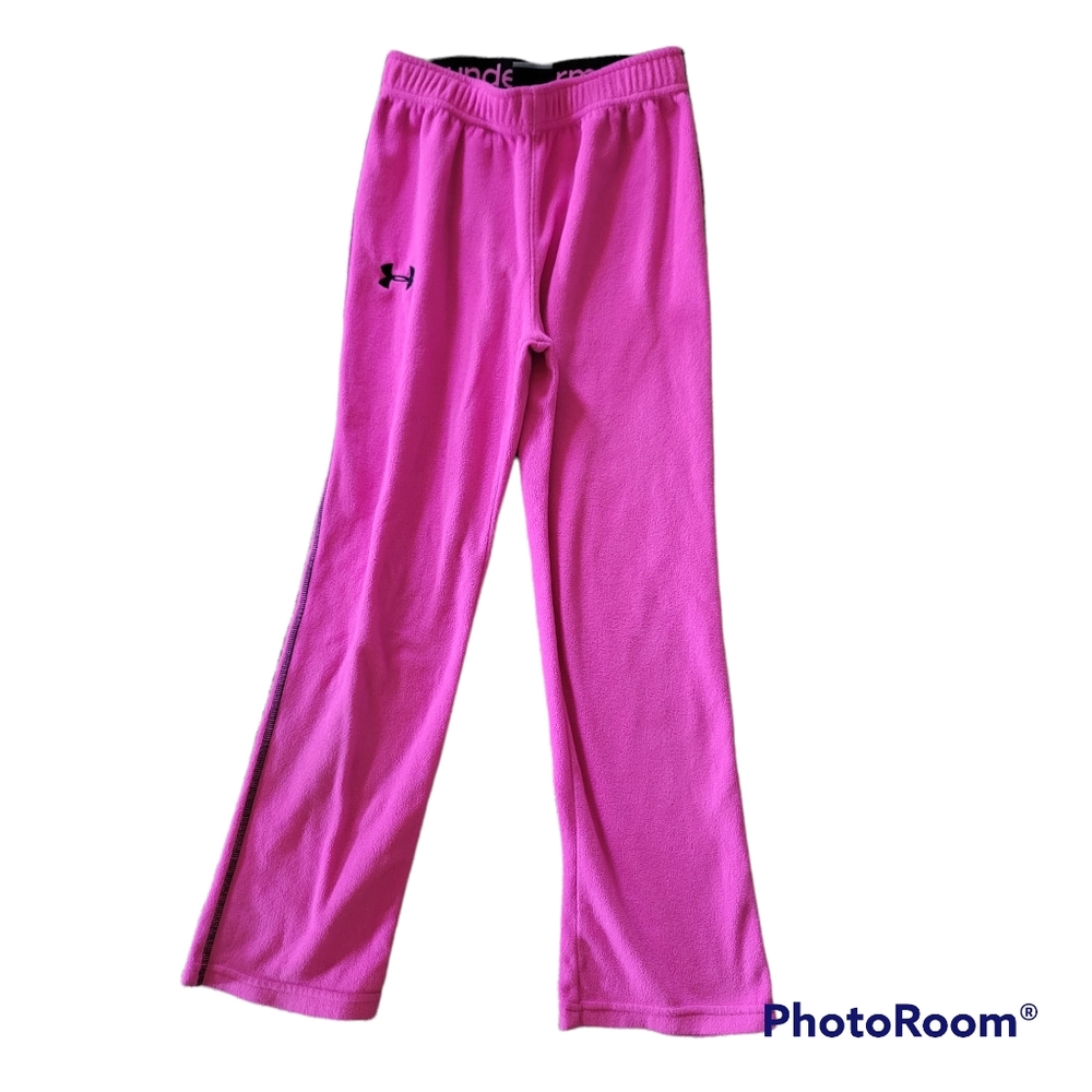 UNDER ARMOR SIZE 6X PINK BLACK BOTTOMS